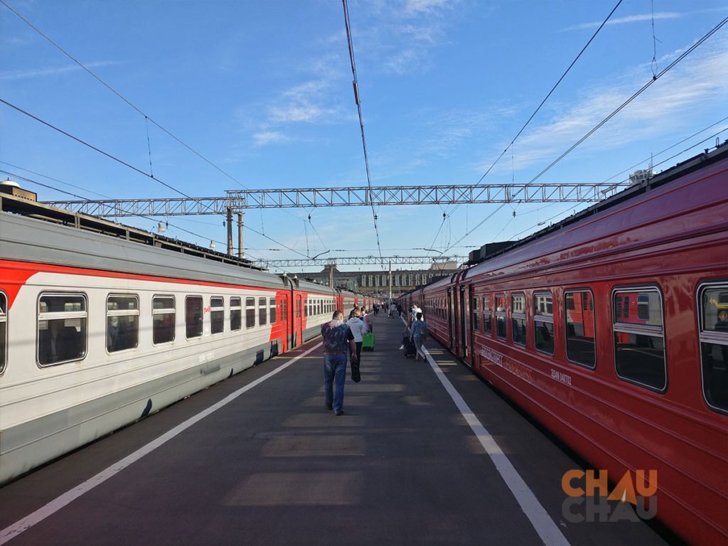 Tren del aeropuerto al centro de Moscu
