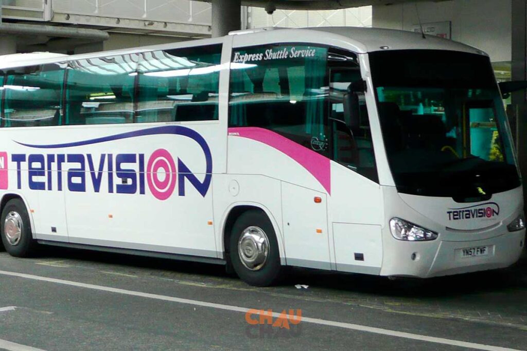 El bus de Terravision te lleva directo del aeropuerto de Bérgamo al centro de Milán