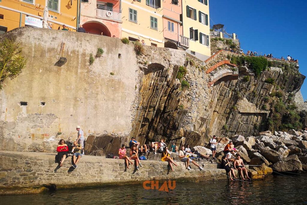 playa riomaggiore una delas bellezas que ver en Cinque Terre